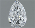 Natural Diamond 1.01 Carats, Pear with  Cut, E Color, SI1 Clarity and Certified by GIA
