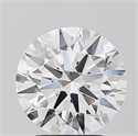 Lab Grown Diamond 2.59 Carats, Round with Ideal Cut, D Color, IF Clarity and Certified by IGI