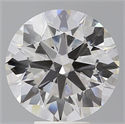 Lab Grown Diamond 6.60 Carats, Round with Ideal Cut, F Color, VVS2 Clarity and Certified by IGI