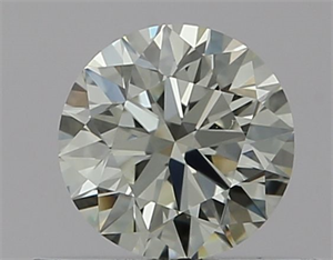 Picture of Natural Diamond 0.41 Carats, Round with Excellent Cut, I Color, VVS1 Clarity and Certified by GIA