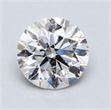 Natural Diamond 1.29 Carats, Round with Excellent Cut, I Color, SI2 Clarity and Certified by GIA