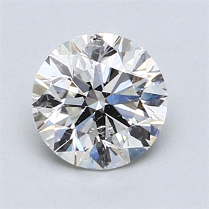Picture of Natural Diamond 1.29 Carats, Round with Excellent Cut, I Color, SI2 Clarity and Certified by GIA
