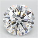 Lab Grown Diamond 3.19 Carats, Round with Ideal Cut, D Color, IF Clarity and Certified by IGI