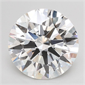 Lab Grown Diamond 7.03 Carats, Round with Ideal Cut, F Color, VVS2 Clarity and Certified by IGI