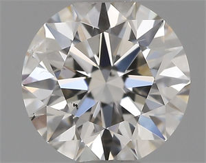Picture of Natural Diamond 0.50 Carats, Round with Excellent Cut, J Color, SI2 Clarity and Certified by GIA