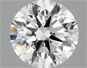 Lab Grown Diamond 2.56 Carats, Round with Ideal Cut, D Color, VS2 Clarity and Certified by IGI