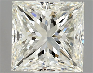 Picture of Natural Diamond 0.96 Carats, Princess with  Cut, I Color, VS1 Clarity and Certified by GIA