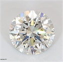 Lab Grown Diamond 1.61 Carats, Round with Excellent Cut, I Color, VS1 Clarity and Certified by IGI