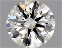 Diamante Natural 0.70 quilates, Redondo , Color I, claridad VVS2 y certificado GIA