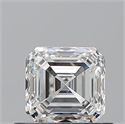 Natural Diamond 0.70 Carats, Asscher with  Cut, H Color, VS2 Clarity and Certified by GIA