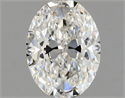 Natural Diamond 0.91 Carats, Oval with  Cut, F Color, VS2 Clarity and Certified by GIA