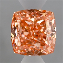 Picture of Lab Grown Diamond 1.59 Carats, CUSHION MODIFIED with  Cut, Fancy Vivid Pink Color, VVS2 Clarity and Certified by IGI