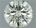 Natural Diamond 0.51 Carats, Round with Excellent Cut, N Color, VS1 Clarity and Certified by IGI