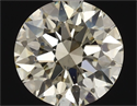 Natural Diamond 1.00 Carats, Round with Excellent Cut, L Color, VS2 Clarity and Certified by HRD
