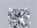 Diamante Natural 0.39 quilates, Princesa , Color D, claridad VVS1 y certificado GIA