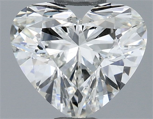 Picture of Natural Diamond 0.70 Carats, Heart with  Cut, I Color, SI1 Clarity and Certified by GIA