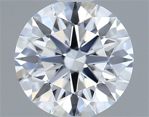 Picture of Lab Grown Diamond 1.04 Carats, Round with Ideal Cut, D Color, VVS2 Clarity and Certified by IGI