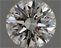 Diamante Natural 0.43 quilates, Redondo , Color I, claridad VVS2 y certificado GIA