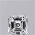 Diamante Natural 0.90 quilates, Asscher , Color D, claridad VVS1 y certificado GIA