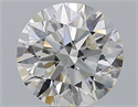 Natural Diamond 3.00 Carats, Round with Excellent Cut, F Color, VS2 Clarity and Certified by GIA
