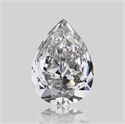 Natural Diamond 1.00 Carats, Pear with  Cut, G Color, SI2 Clarity and Certified by GIA