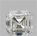 Diamante Natural 0.91 quilates, Asscher , Color I, claridad VS2 y certificado GIA