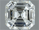Natural Diamond 1.00 Carats, Asscher with  Cut, I Color, VS1 Clarity and Certified by IGI