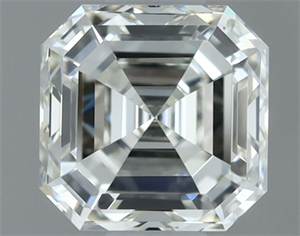 Picture of Natural Diamond 1.00 Carats, Asscher with  Cut, I Color, VS1 Clarity and Certified by IGI