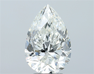 Foto Diamante Natural 4.01 quilates, De pera , Color H, claridad VS2 y certificado GIA de