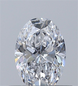 Picture of Natural Diamond 0.41 Carats, Oval with  Cut, D Color, VS2 Clarity and Certified by GIA