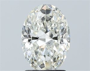 Picture of Natural Diamond 2.00 Carats, Oval with  Cut, J Color, SI1 Clarity and Certified by GIA