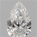 Natural Diamond 0.31 Carats, Pear with  Cut, F Color, I1 Clarity and Certified by GIA
