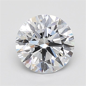 Picture of Lab Grown Diamond 3.12 Carats, Round with Ideal Cut, G Color, IF Clarity and Certified by IGI