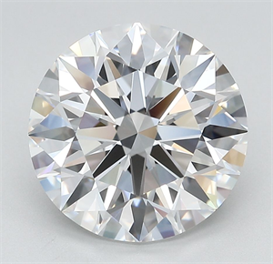 Picture of Lab Grown Diamond 4.71 Carats, Round with Ideal Cut, D Color, VVS1 Clarity and Certified by IGI