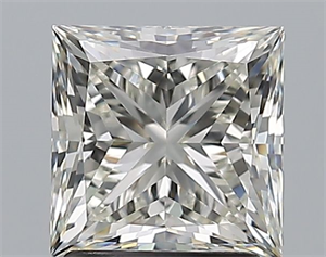 Picture of Natural Diamond 1.80 Carats, Princess with  Cut, J Color, VS1 Clarity and Certified by GIA
