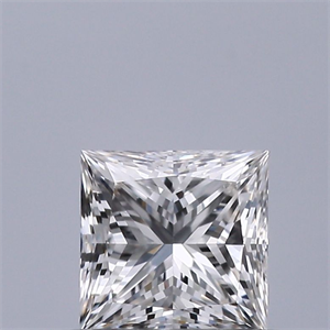 Picture of Natural Diamond 0.50 Carats, Princess with  Cut, G Color, VVS2 Clarity and Certified by GIA