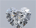 Natural Diamond 0.30 Carats, Heart with  Cut, F Color, VS1 Clarity and Certified by GIA
