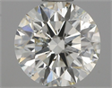 Natural Diamond 0.83 Carats, Round with Excellent Cut, J Color, SI2 Clarity and Certified by IGI