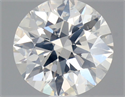 Natural Diamond 0.70 Carats, Round with Excellent Cut, F Color, SI2 Clarity and Certified by GIA