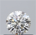 Diamante Natural 0.42 quilates, Redondo , Color G, claridad IF y certificado GIA