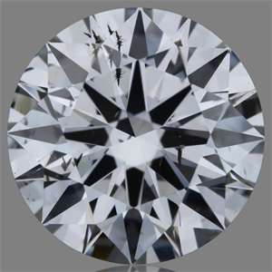 Picture of Natural Diamond 3.00 Carats, Round with Excellent Cut, E Color, SI2 Clarity and Certified by GIA