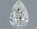 Natural Diamond 1.01 Carats, Pear with  Cut, H Color, VS1 Clarity and Certified by IGI