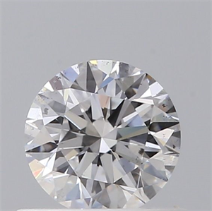 Picture of Natural Diamond 0.45 Carats, Round with Excellent Cut, D Color, SI1 Clarity and Certified by GIA