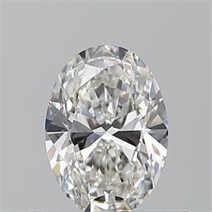 Picture of Natural Diamond 0.51 Carats, Oval with  Cut, G Color, IF Clarity and Certified by GIA