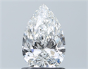 Natural Diamond 0.90 Carats, Pear with  Cut, E Color, VS1 Clarity and Certified by GIA