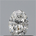 Natural Diamond 0.23 Carats, Oval with  Cut, E Color, VVS1 Clarity and Certified by GIA