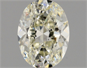 Natural Diamond 1.01 Carats, Oval with  Cut, K Color, SI1 Clarity and Certified by GIA