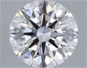 Lab Grown Diamond 4.01 Carats, Round with Ideal Cut, F Color, VVS1 Clarity and Certified by IGI