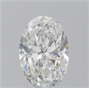 Natural Diamond 0.90 Carats, Oval with  Cut, G Color, VS1 Clarity and Certified by GIA