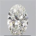 Diamante Natural 0.51 quilates, Ovalado , Color H, claridad VVS2 y certificado GIA
